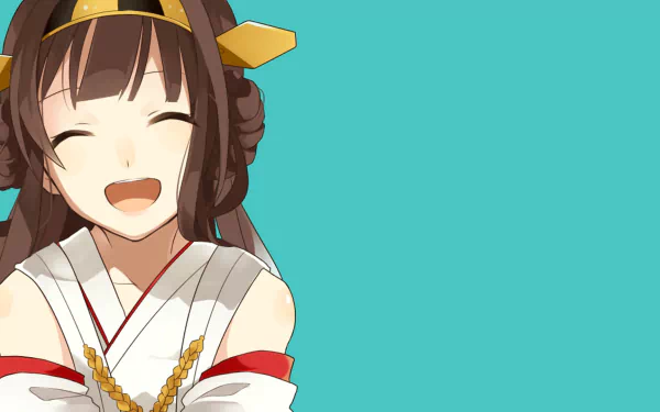 Kongou (Kancolle) Anime Kantai Collection HD Desktop Wallpaper | Background Image