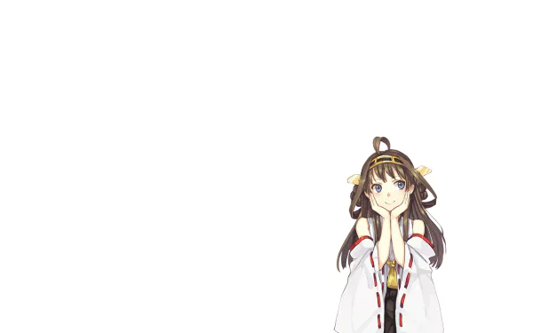 Kongou (Kancolle) Anime Kantai Collection HD Desktop Wallpaper | Background Image