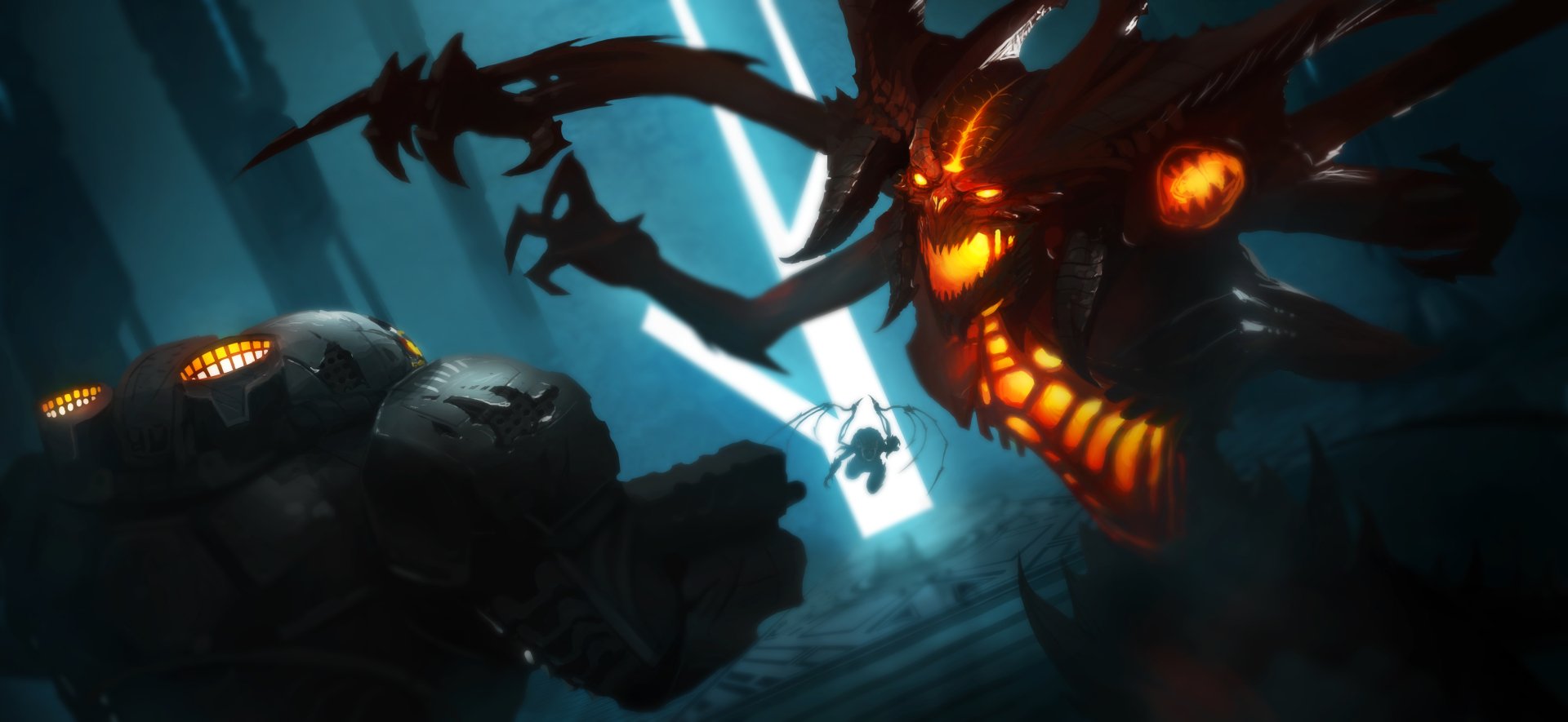 Download Jim Raynor Sarah Kerrigan Diablo Demon Video Game Heroes Of The Storm 4k Ultra HD Wallpaper by 7heKro