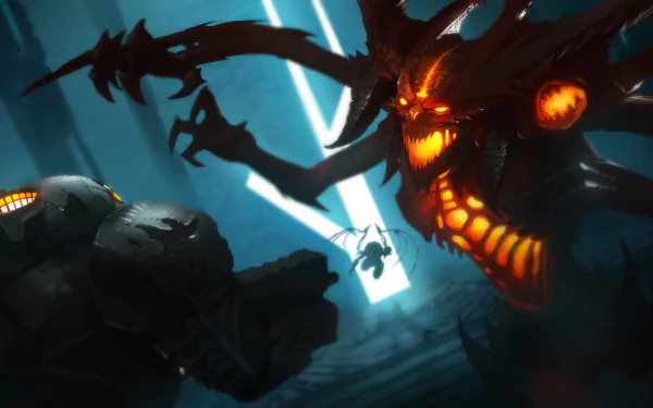 Jim Raynor Sarah Kerrigan Diablo demon video game Heroes of the Storm HD Desktop Wallpaper | Background Image