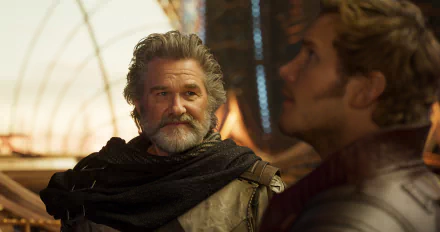 Ego (Marvel Comics) Kurt Russell Star Lord Chris Pratt movie Guardians of the Galaxy Vol. 2 HD Desktop Wallpaper | Background Image