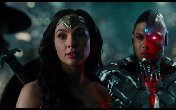 Ray Fisher Gal Gadot Cyborg (DC Comics) Wonder Woman Justice League (2017) movie Justice League HD Desktop Wallpaper | Background Image