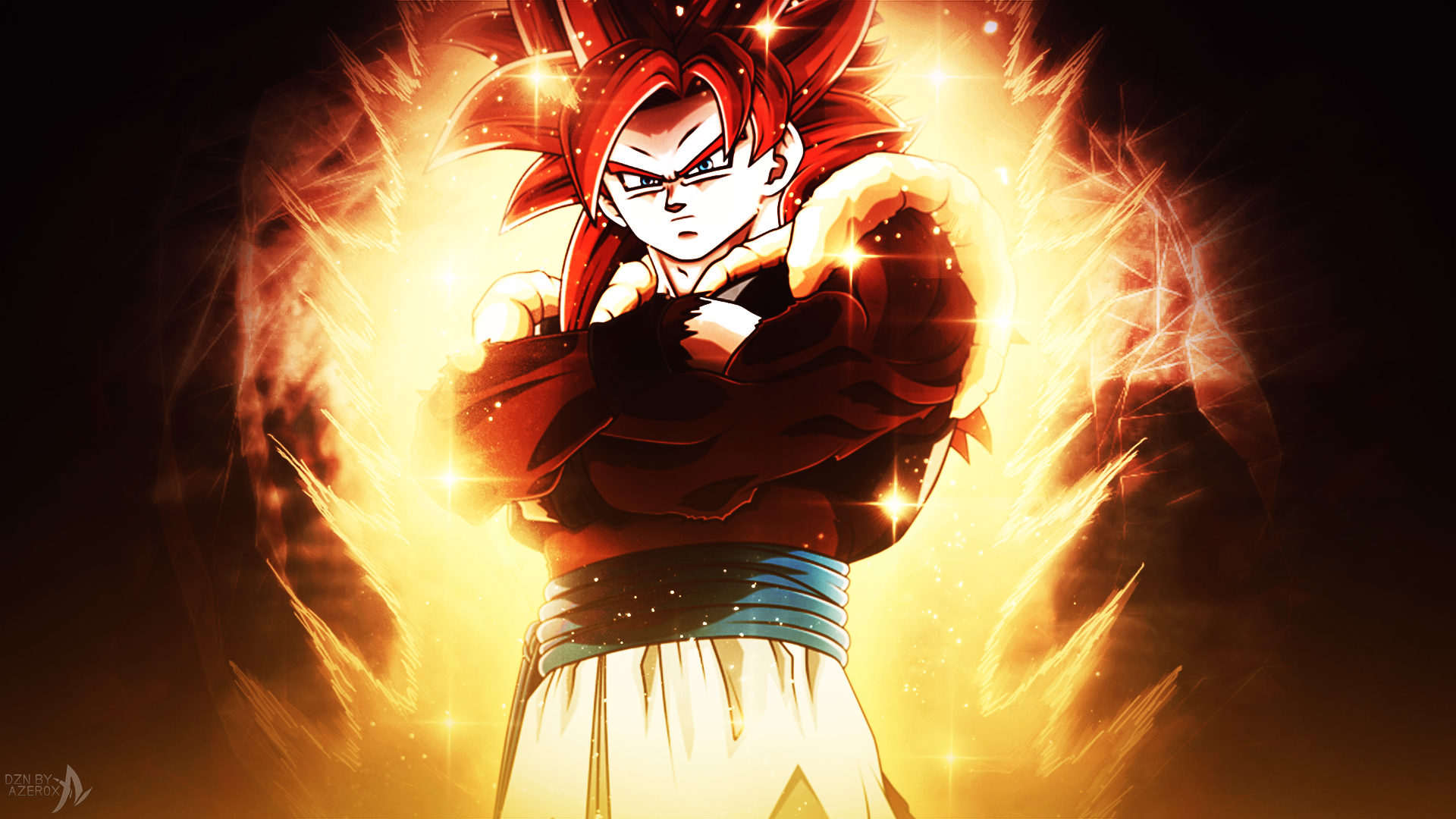 Gogeta SSJ4 Wallpapers - iXpap  Anime dragon ball goku, Dragon