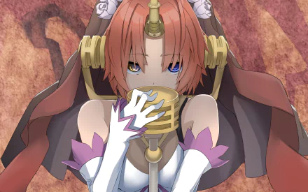 HD PC desktop wallpaper featuring Berserker of Black from Fate/Apocrypha, depicting the anime character with distinct mismatched eyes and elaborate costume details.