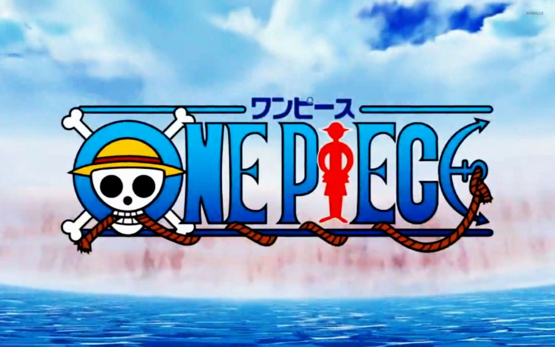 One Piece Logo Hd Wallpaper Background Image 19x10 Id 8593 Wallpaper Abyss