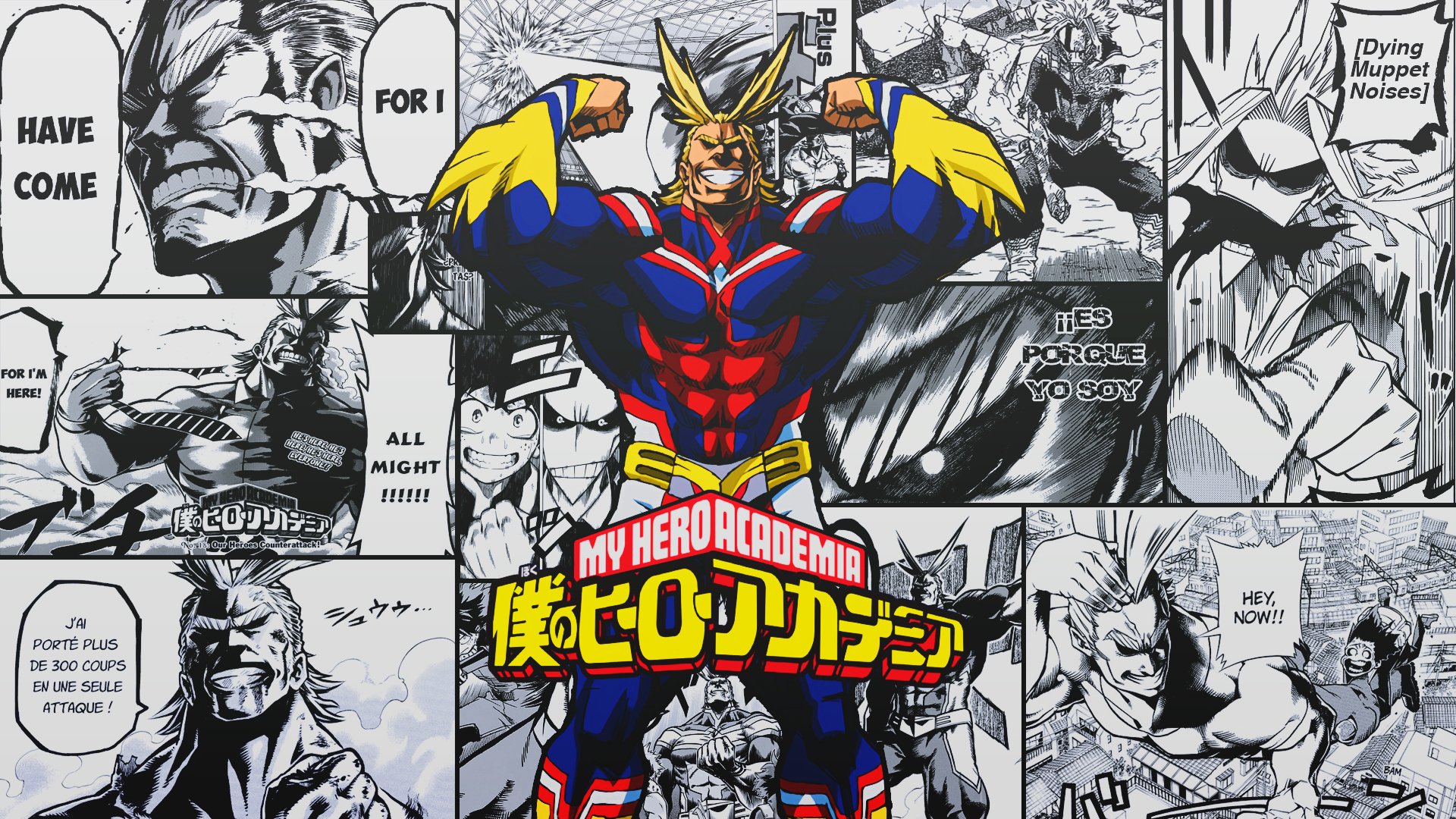 Download All Might Anime My Hero Academia  HD Wallpaper by DinocoZero