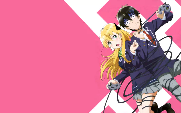 Keita Amano Karen Tendou Anime gamer HD Desktop Wallpaper | Background Image