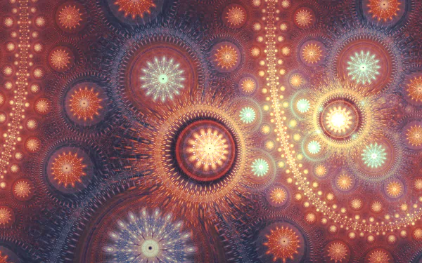 pattern bright Abstract fractal HD Desktop Wallpaper | Background Image