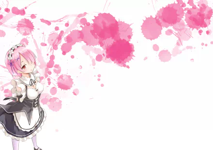 Ram (Re:ZERO) Anime Re:Zero - Starting Life in Another World HD Desktop Wallpaper | Background Image