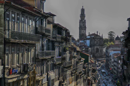  Oporto street y Torre Dos Clérigos