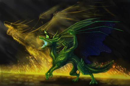 spirit fantasy dragon HD Desktop Wallpaper | Background Image