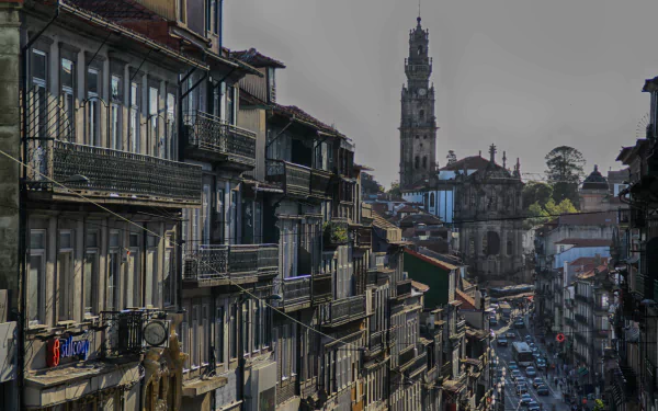  Oporto street y Torre Dos Clérigos