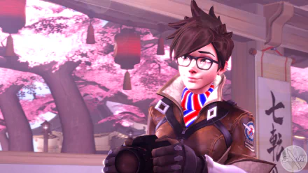  Tracer The Photographer [Colorful] by SFM-ShatteredKnives