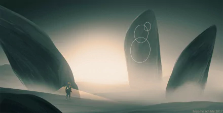 Sci Fi landscape HD Desktop Wallpaper | Background Image