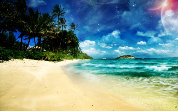 Tierra/Naturaleza Playa Océano Fondo de pantalla HD | Fondo de Escritorio