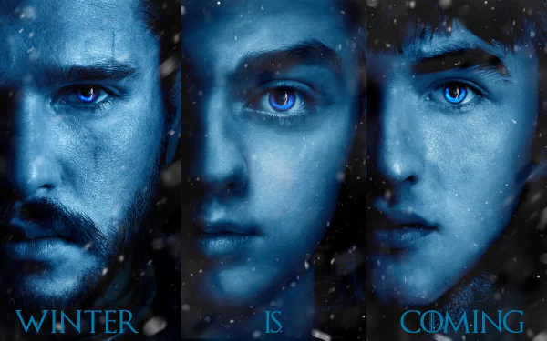 House Stark Isaac Hempstead-Wright Kit Harington Maisie Williams Arya Stark Jon Snow Bran Stark TV Show Game Of Thrones HD Desktop Wallpaper | Background Image