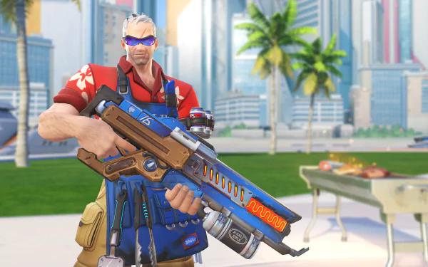 Soldier: 76 (Overwatch) video game Overwatch HD Desktop Wallpaper | Background Image