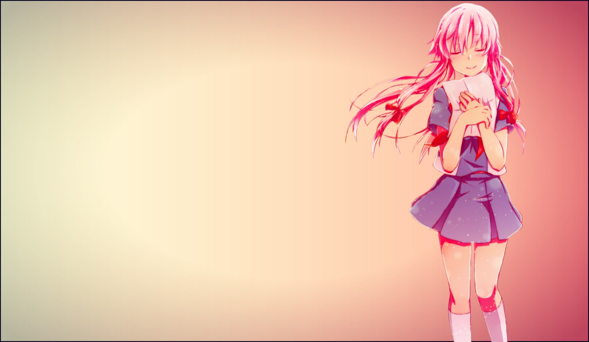 Download Yuno Gasai Anime Mirai Nikki HD Wallpaper