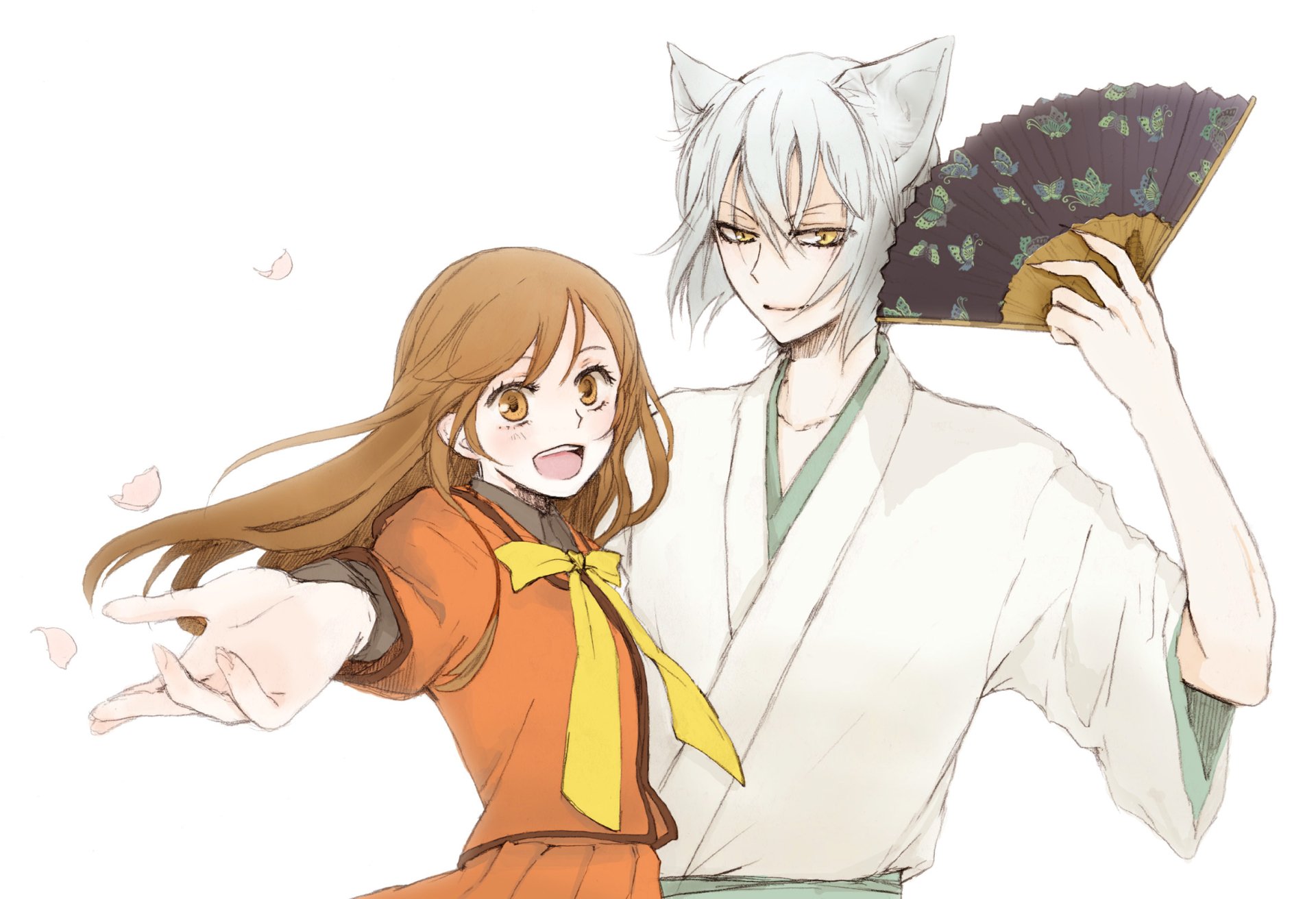 Kamisama Kiss HD Wallpaper: Tomoe & Nanami by かの