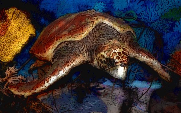 Animal Turtle Turtles Illustration HD Wallpaper | Background Image