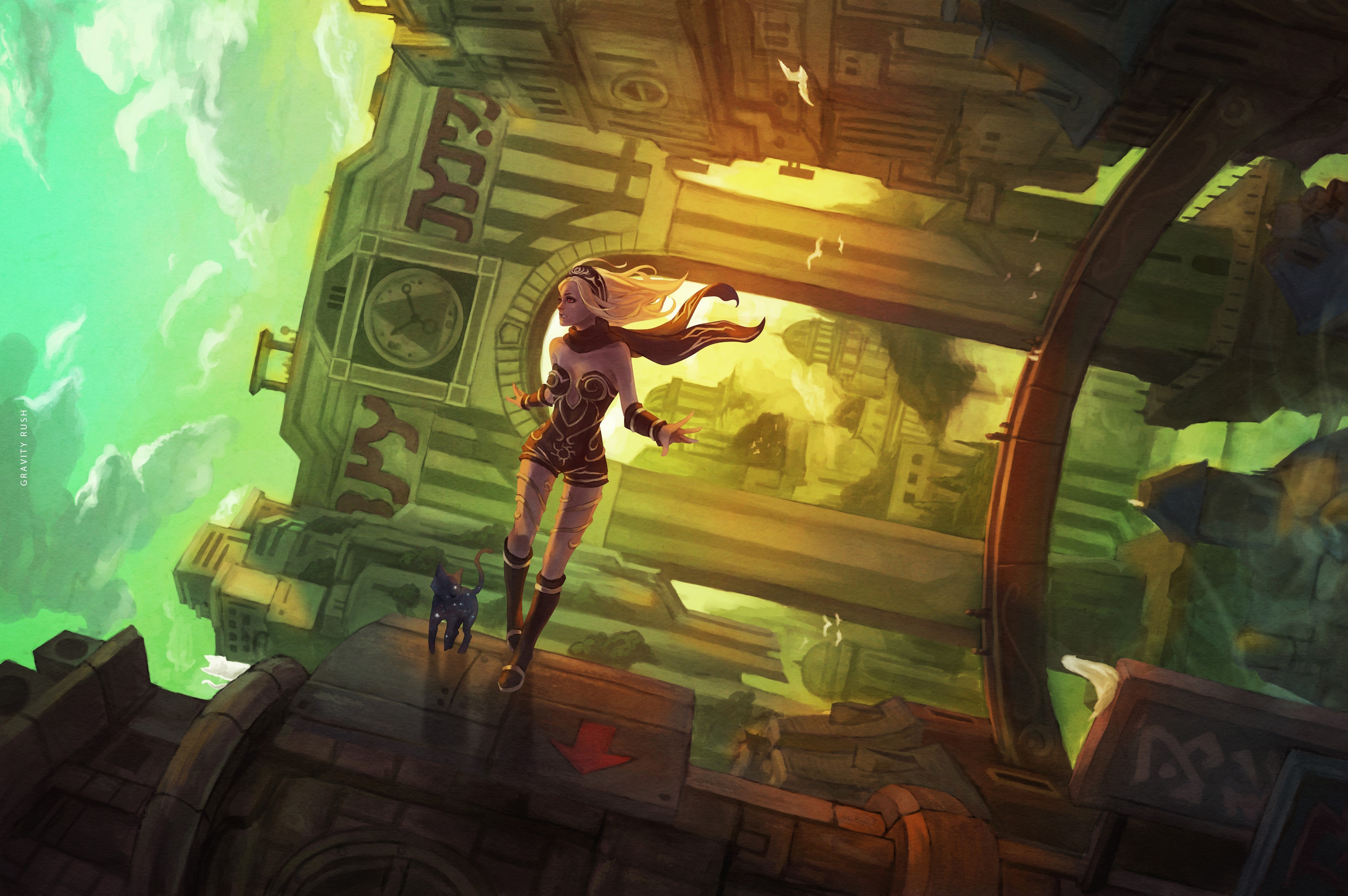 Video Game Gravity Rush 2 HD Wallpaper | Background Image