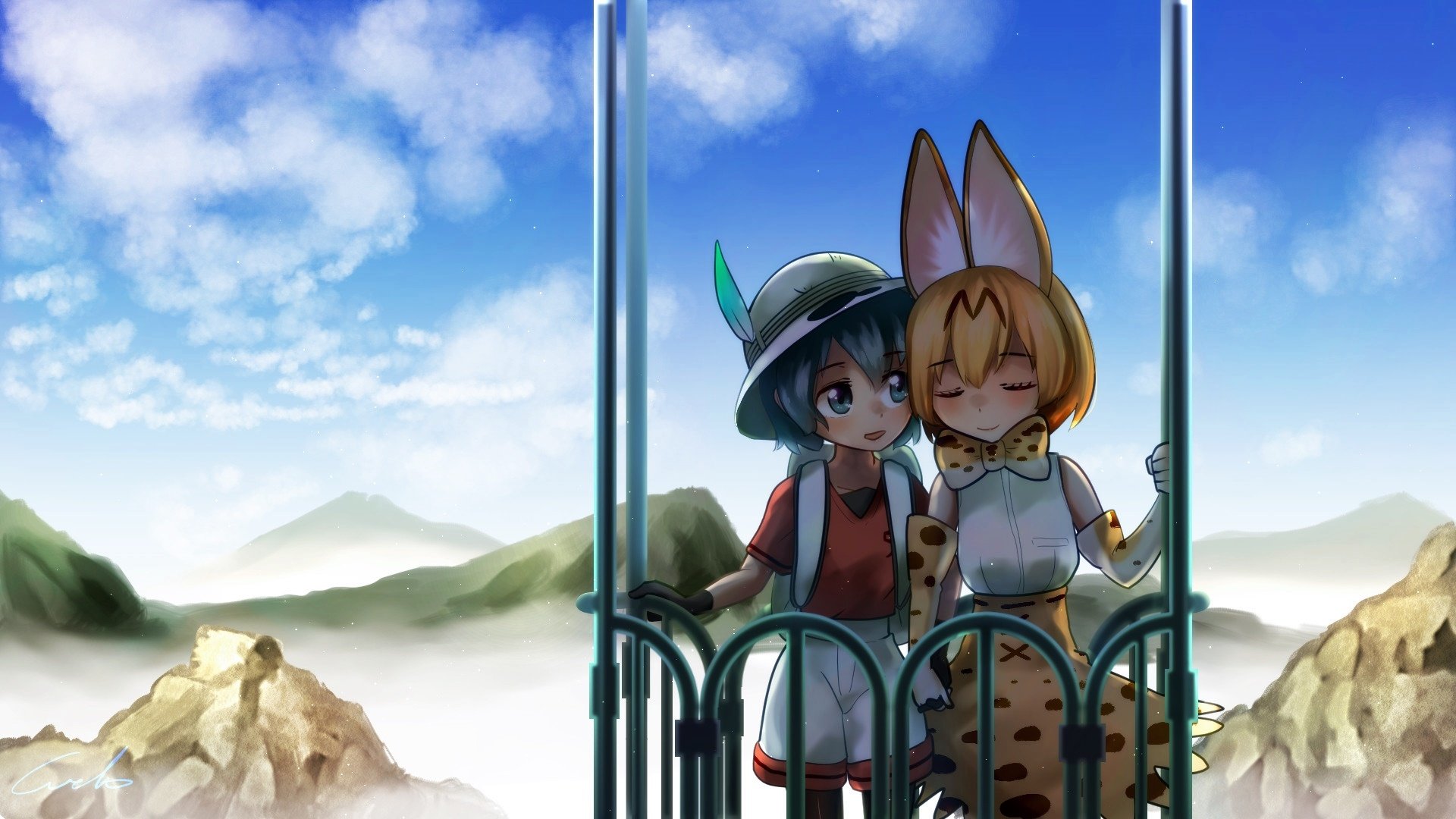 Download Kaban (Kemono Friends) Serval (Kemono Friends) Anime Kemono  Friends HD Wallpaper