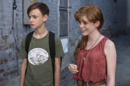 Beverly Marsh Sophia Lillis Jaeden Martell movie It (2017) HD Desktop Wallpaper | Background Image