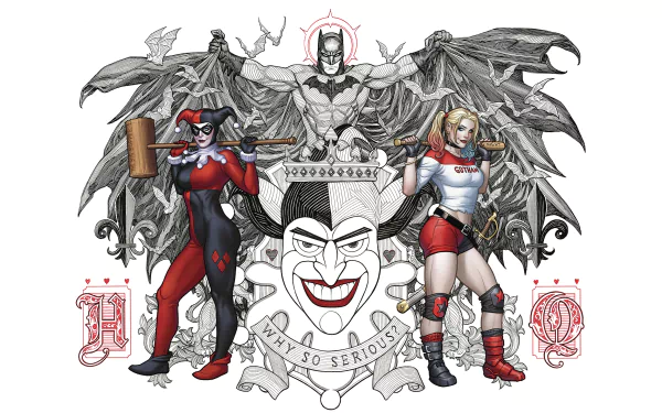  Batman and Harley Quinn