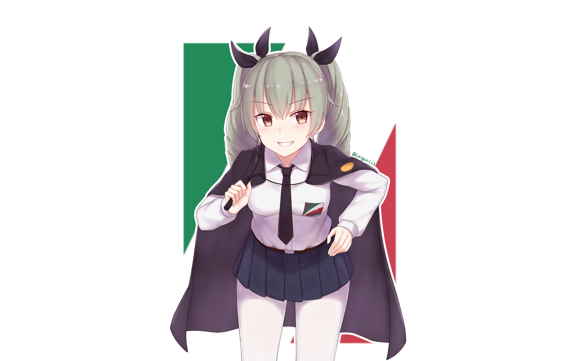 Download Anchovy (Girls Und Panzer) Anime Girls Und Panzer HD Wallpaper