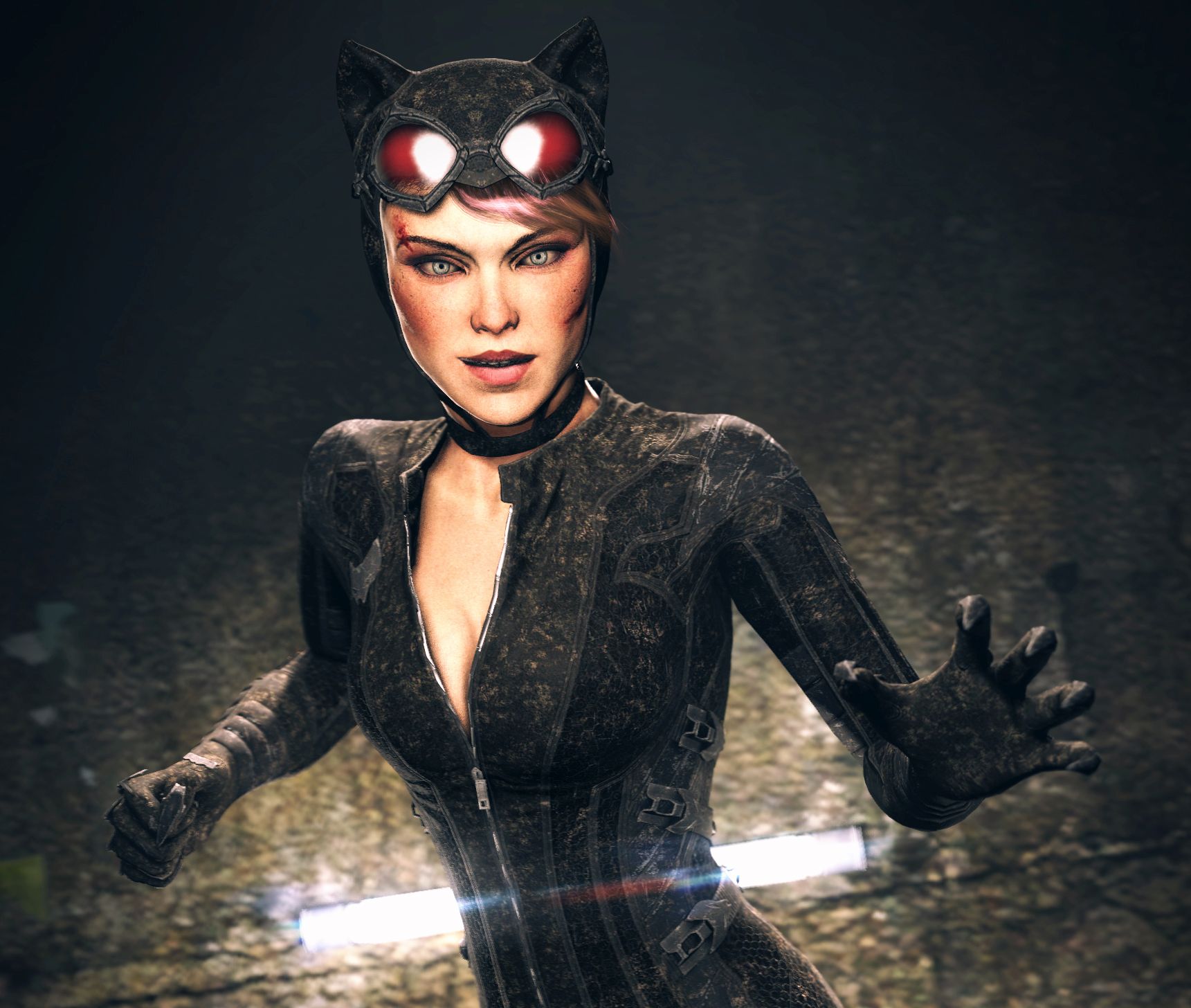 Download Catwoman Video Game Batman: Arkham Knight Wallpaper by Rescraft