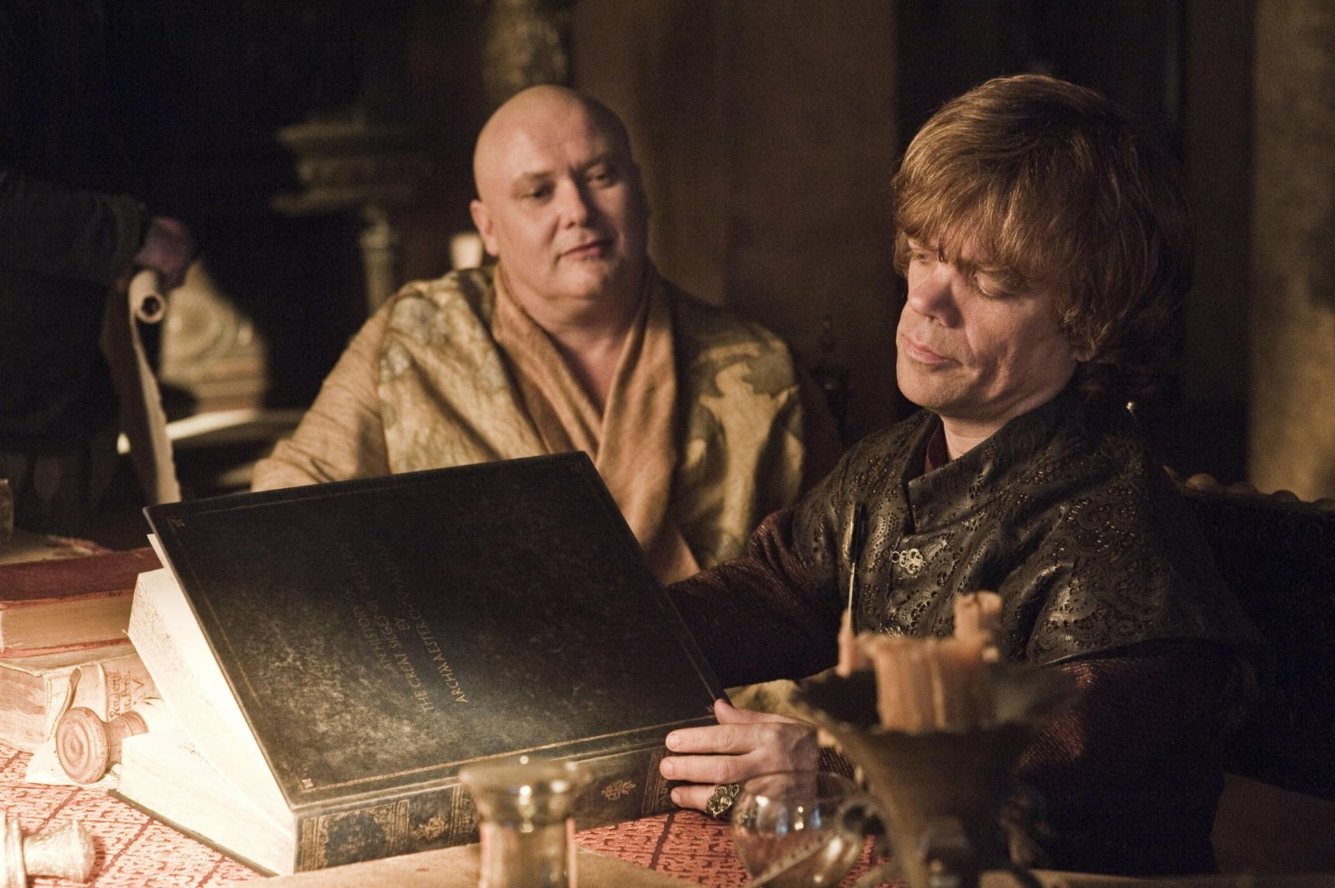 Download Peter Dinklage Tyrion Lannister Conleth Hill Lord Varys TV Show Game Of Thrones HD Wallpaper