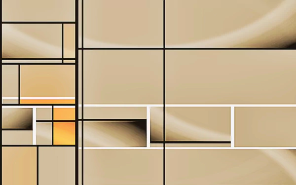  Cream Abstract Digital Artwork