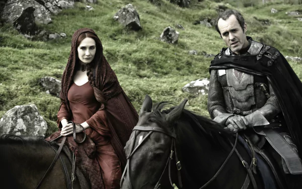 Stephen Dillane Stannis Baratheon Carice van Houten Melisandre (Game of Thrones) TV Show Game Of Thrones HD Desktop Wallpaper | Background Image
