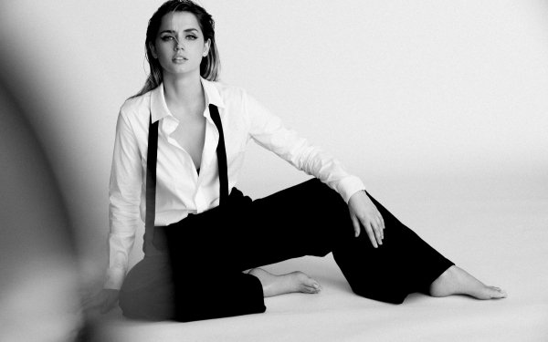 Celebrity Ana de Armas Monochrome Black & White Actress Cuban HD Wallpaper | Background Image
