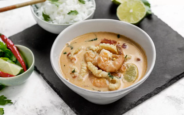 shrimp food soup HD Desktop Wallpaper | Background Image