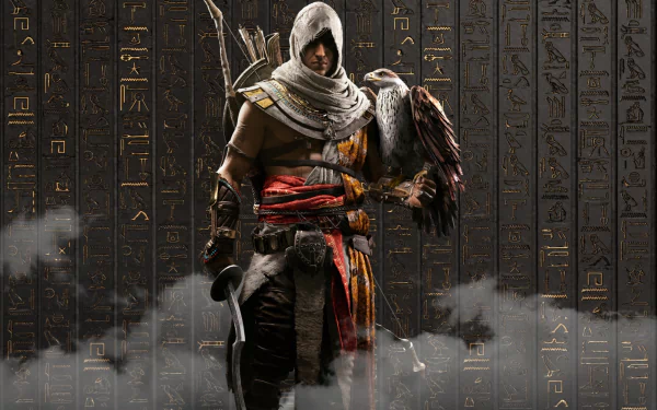 Senu (Assassin's Creed) Bayek Of Siwa video game Assassin's Creed Origins HD Desktop Wallpaper | Background Image