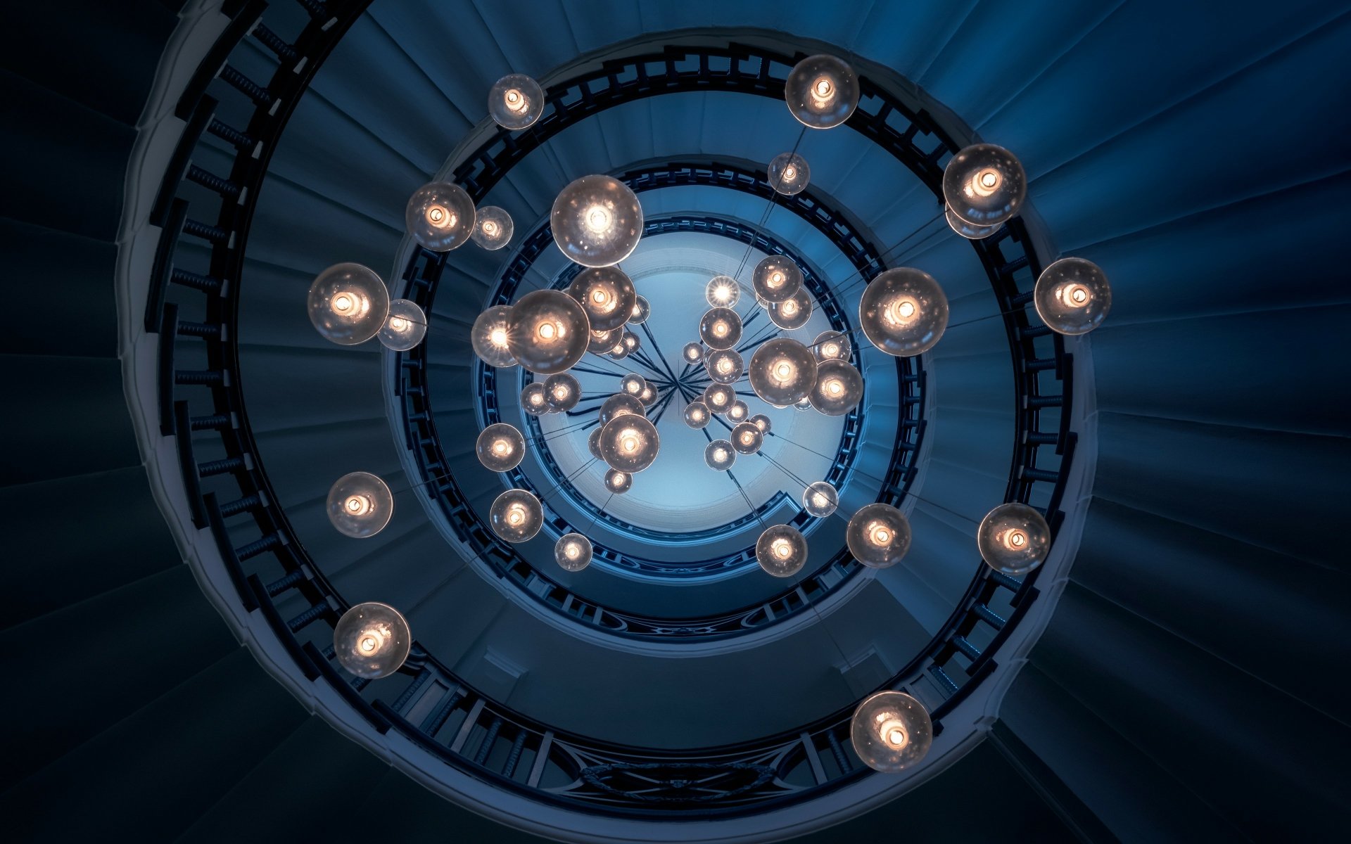 Download Stairs Man Made Light Bulb 4k Ultra HD Wallpaper by Otto Berkeley