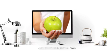  Hand with an Apple by Alexas_Fotos