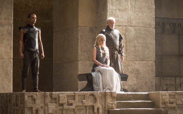 TV Show Game Of Thrones A Song of Ice and Fire Grey Worm Jacob Anderson Daenerys Targaryen Emilia Clarke Barristan Selmy HD Wallpaper | Background Image