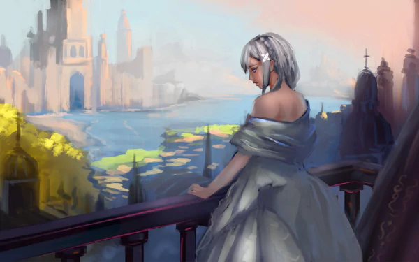 Emilia (Re:ZERO) HD Desktop Wallpaper | Background Image