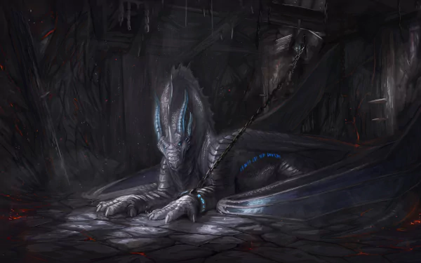 chain fantasy dragon HD Desktop Wallpaper | Background Image