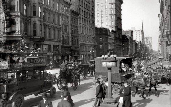 Man Made City Cities New York Metropolis 19Th Century HD Wallpaper | Background Image