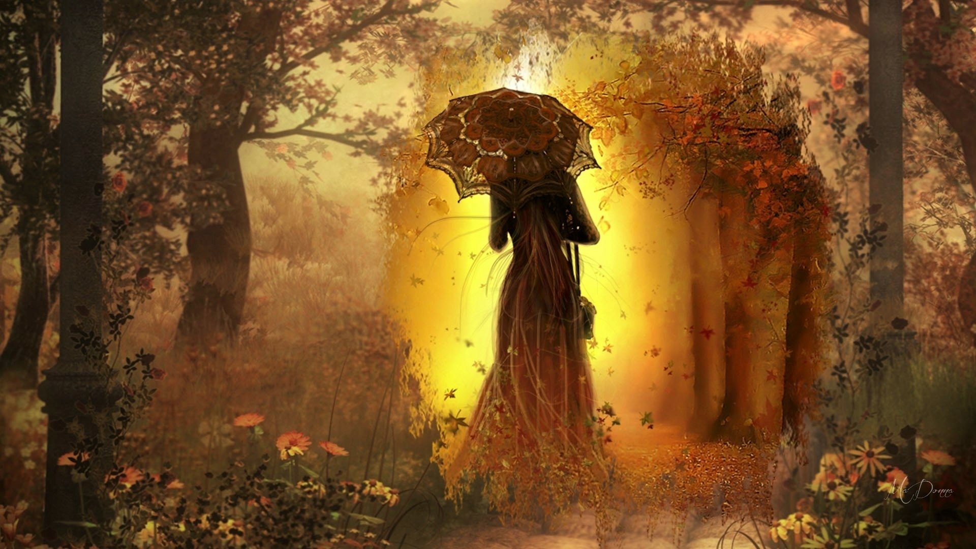 Gothic Autumn HD Wallpaper | Background Image | 1920x1080