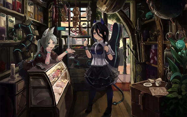 dress store nekomimi Anime Original HD Desktop Wallpaper | Background Image