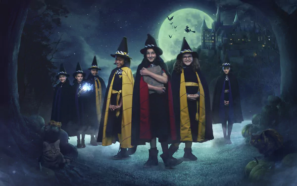 Bella Ramsey TV Show The Worst Witch HD Desktop Wallpaper | Background Image