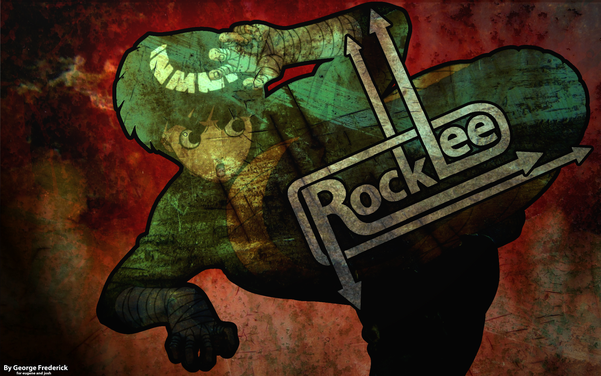 Rock Lee desktop wallpaper by George Frederik