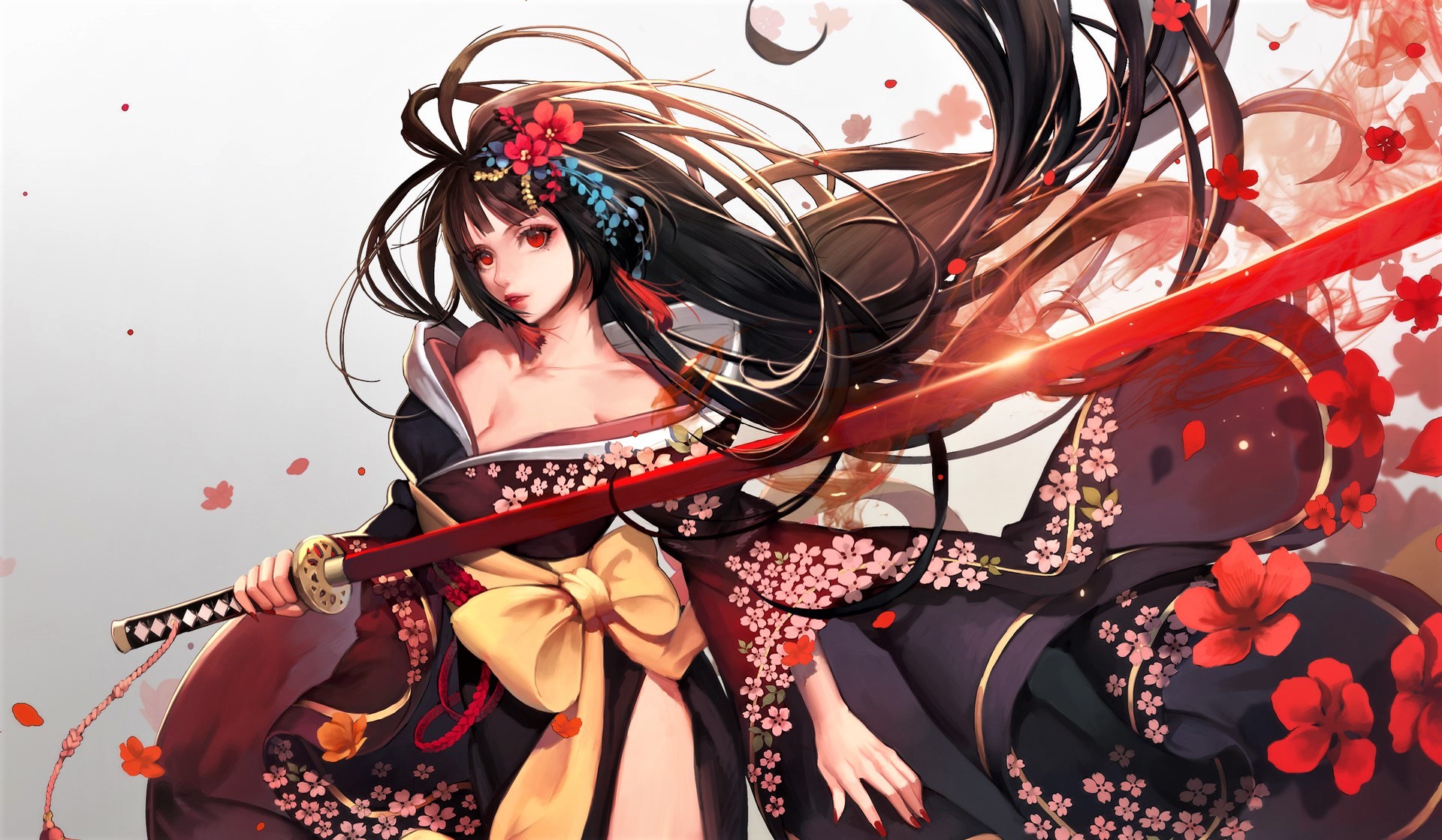 Anime Katana Warrior Girl - Finished Projects - Blender Artists Community