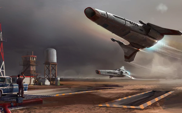 Sci Fi car jet aircraft TV Show Battlestar Galactica (2003) HD Desktop Wallpaper | Background Image