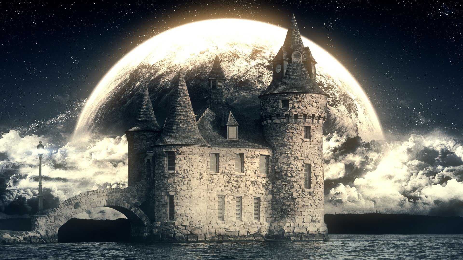 Fantasy Castle HD Wallpaper