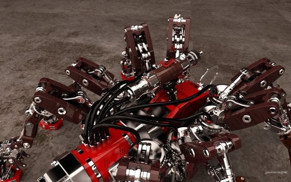 Sci Fi Robot 3D CGI High Tech Machine HD Wallpaper | Background Image